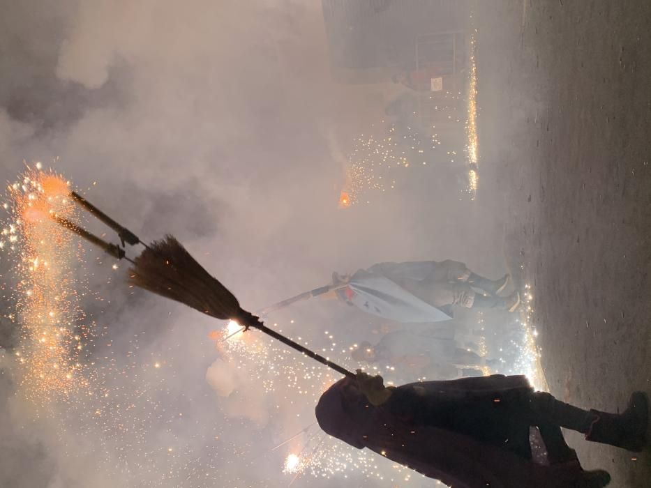 La mostra de foc del carnaval de Sallent