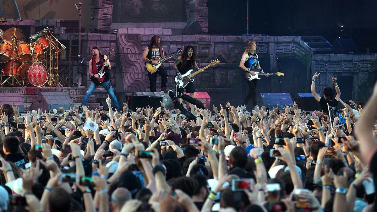 Concerto de Iron Maiden no Resurrection Fest.