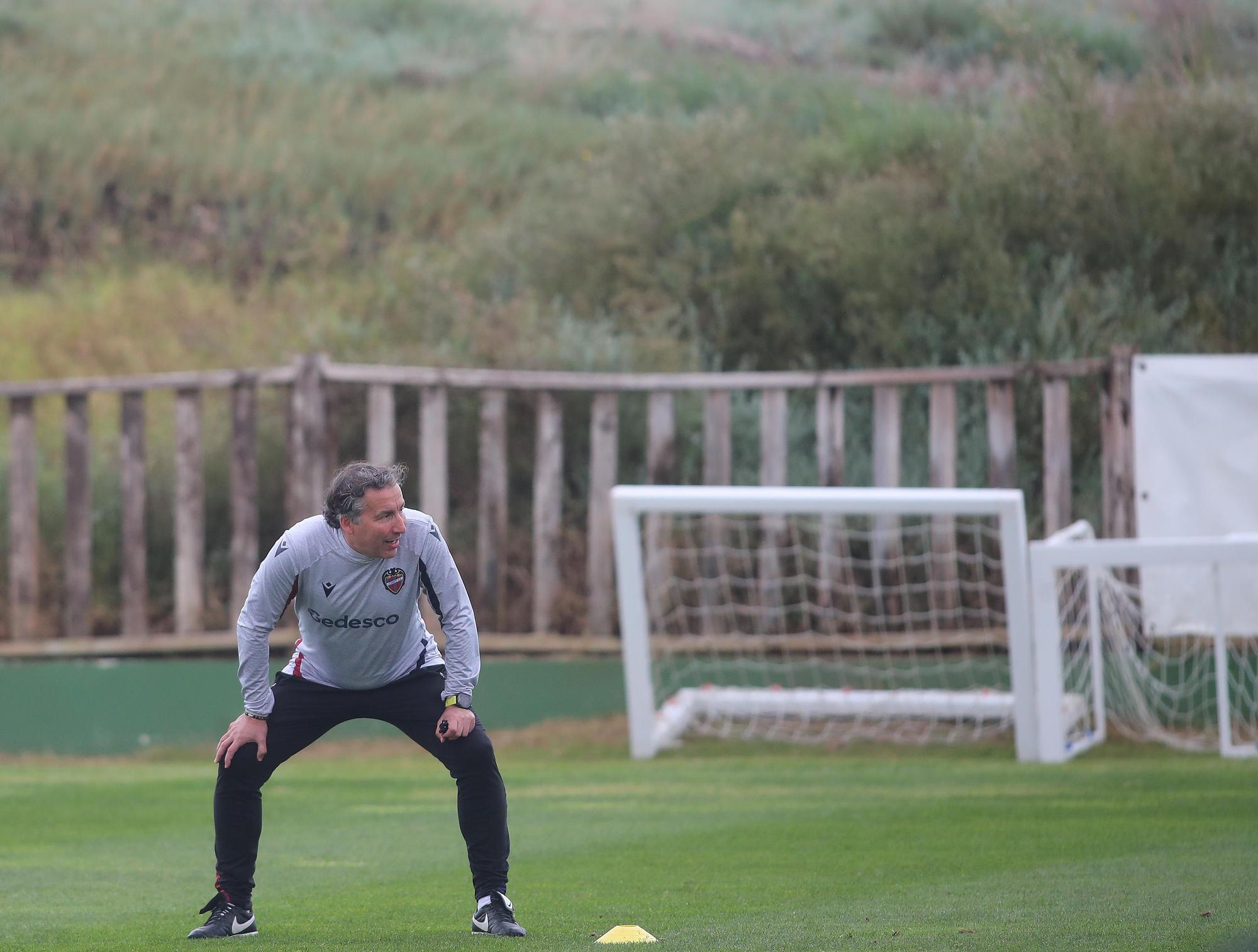 Así ha sido el entrenamiento del Levante UD en el Saler