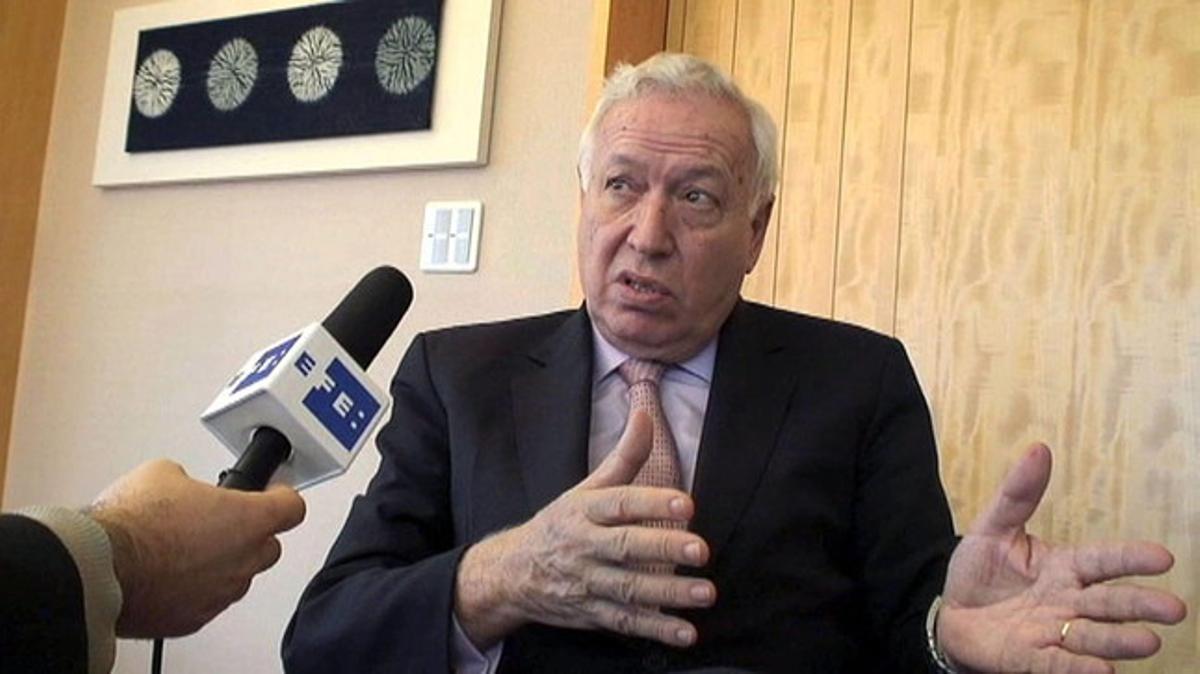 El ministre espanyol d’Afers Estrangers, José Manuel García-Margallo, dijous passat a Tòquio. El ministre espanyol d’Afers Estrangers, José Manuel García-Margallo, dijous passat a Tòquio.