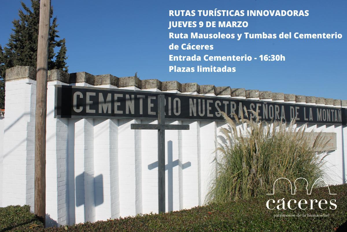 Ruta por el cementerio de Cáceres.