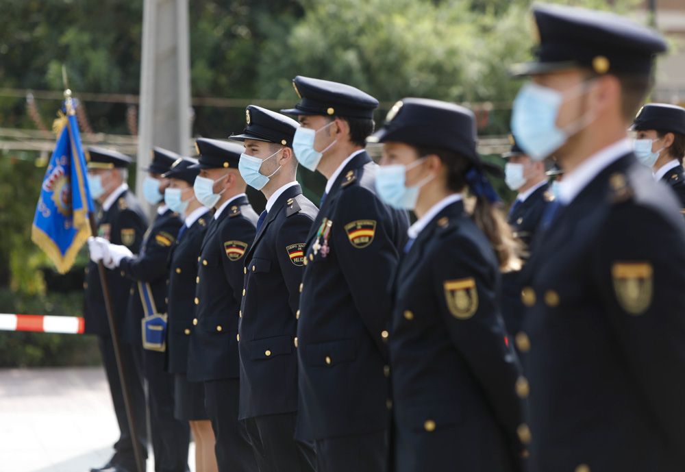 Acto institucional por el Patrón del Cuerpo Nacional de Policía en Sagunt.