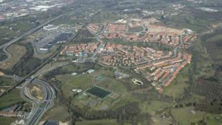 Vista aérea de la urbanización de La Fresneda.