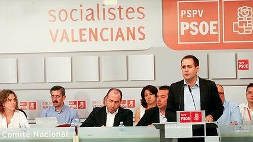 Jorge Alarte abre el Comité Nacional del PSPV posterior a la derrota electoral del 22 de Mayo