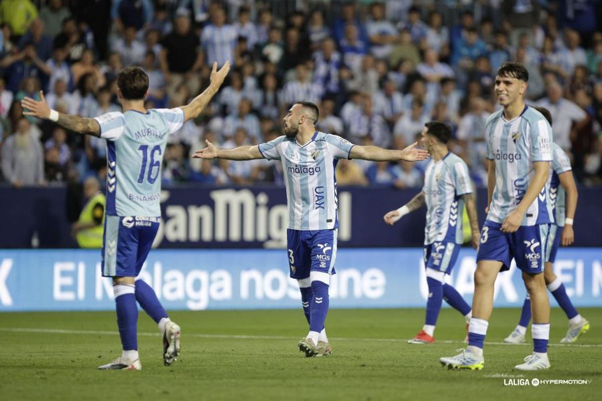 Foto del partido del Málaga y el Castellón en La Rosaleda. Foto del partido del Málaga y el Castellón en La Rosaleda.