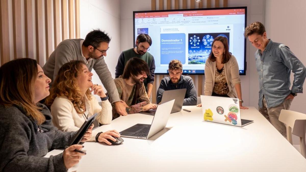 Equipo de cuántica del CTIC.