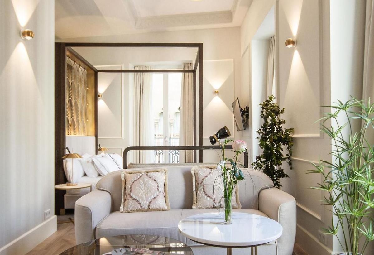 Suite Junior en el hotel Palacio Vallier de València, el 5 estrellas lujo donde durmieron Penélope Cruz, Javier Bardem y Cate Blanchett.