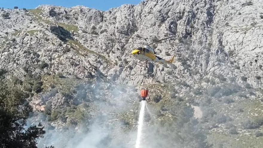 Hallan muerto a un hombre de 78 años al sofocar un incendio forestal en la zona del Gorg Blau