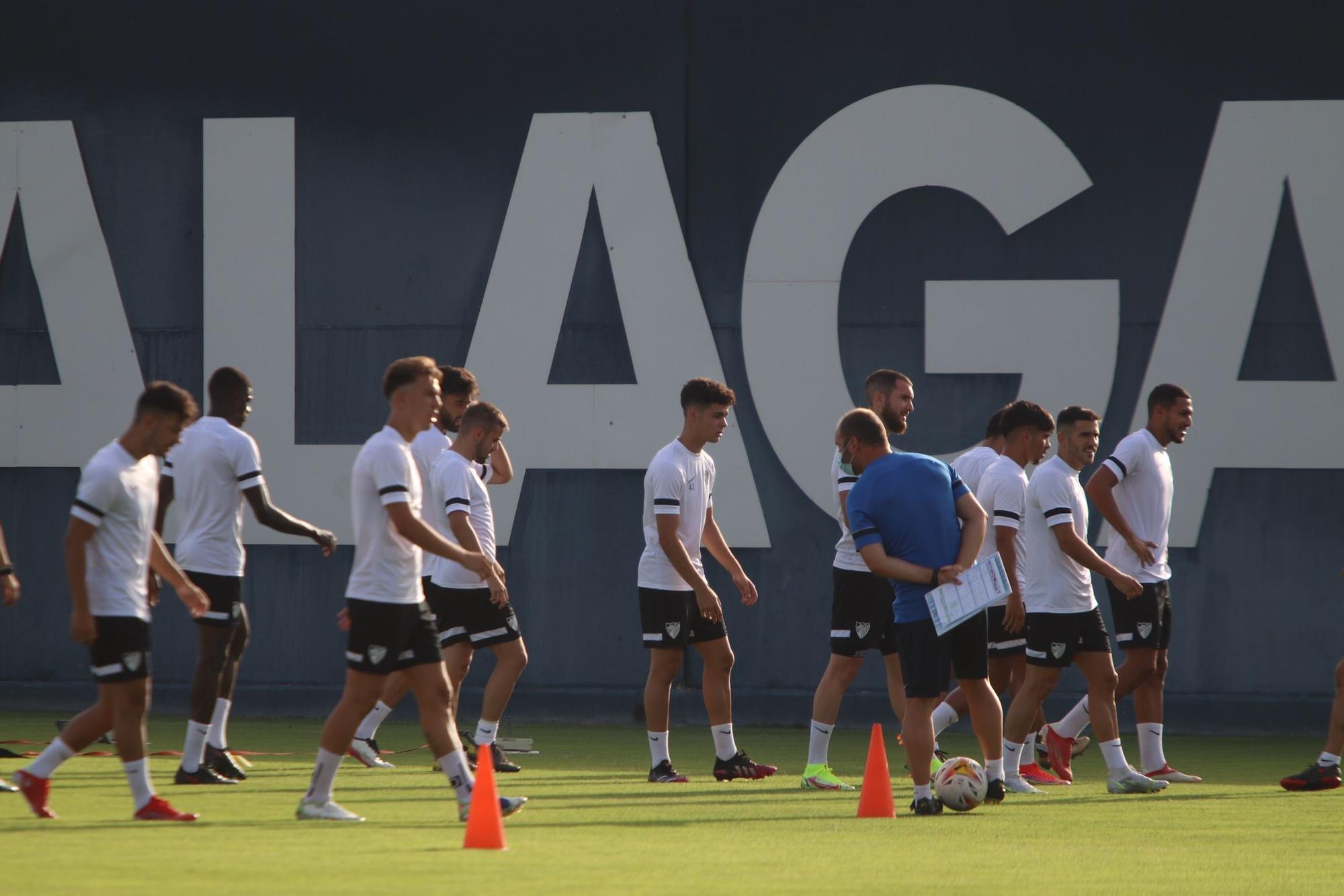 Entrenamiento del Málaga CF de este jueves 12 de agosto