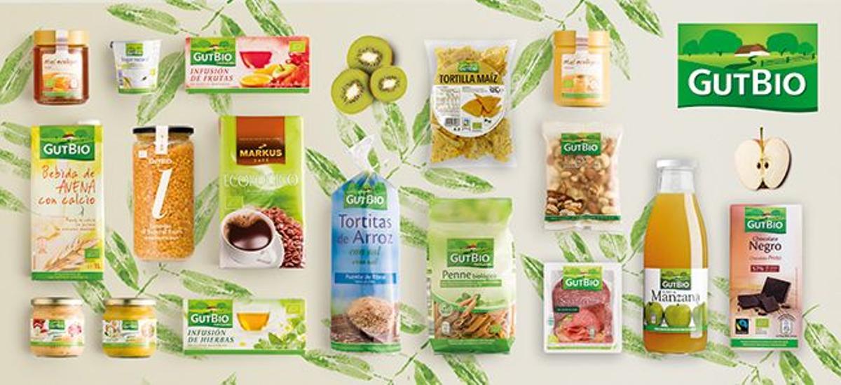 Selección de productos ecológicos de ALDI