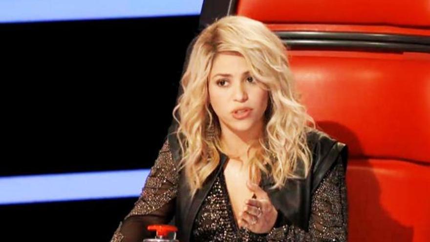 La cantante Shakira en &#039;The Voice&#039;.