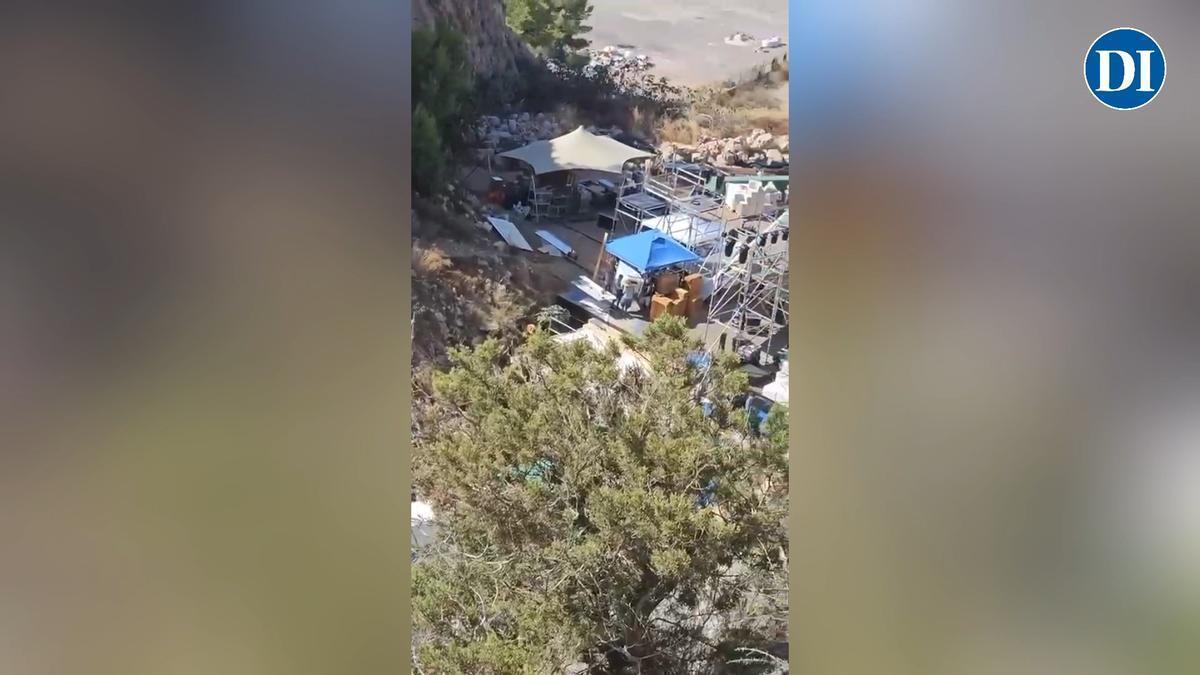 Preocupación vecinal por la macrofiesta egipcia en Ibiza
