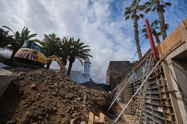 Visita a las obras de la Piscina Puerto de la Cruz