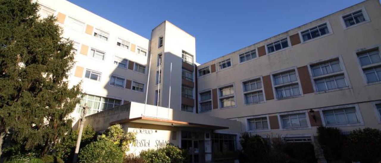 Vista general del Colegio Apóstol de Vigo, en Teis