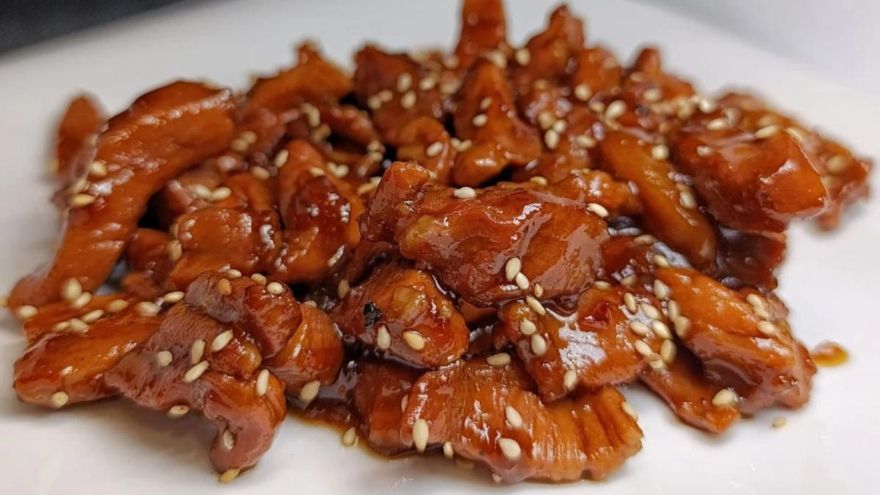 Pavo con salsa de soja y miel