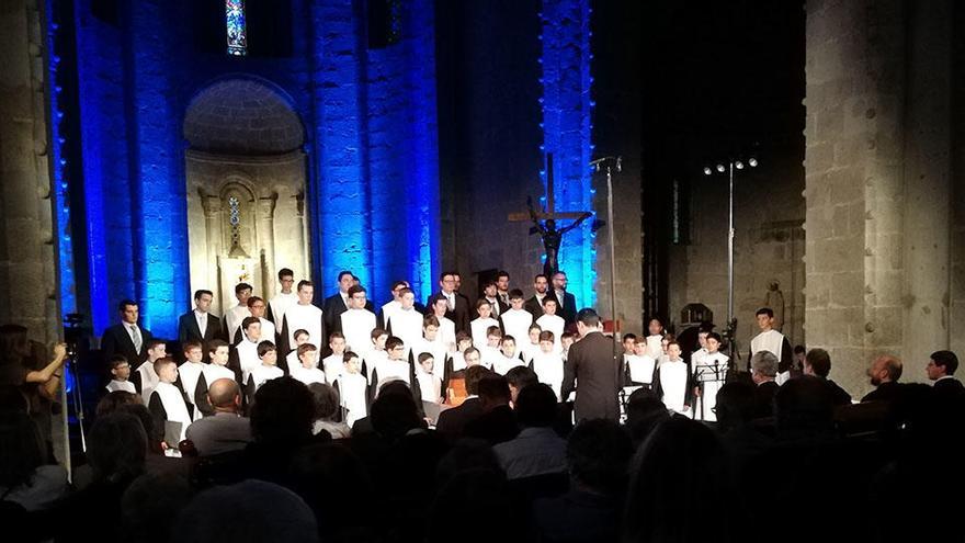 Concert de l&#039;Escolania i la Capella de Música de Montserrat al festival de fa dos anys, a La Seu d&#039;Urgell