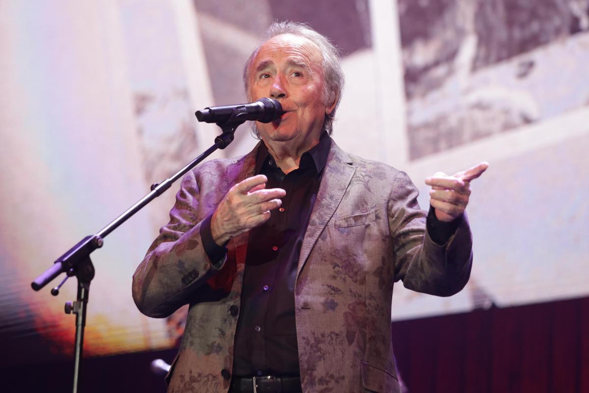 Serrat empieza la despedida en el Palau Sant Jordi.