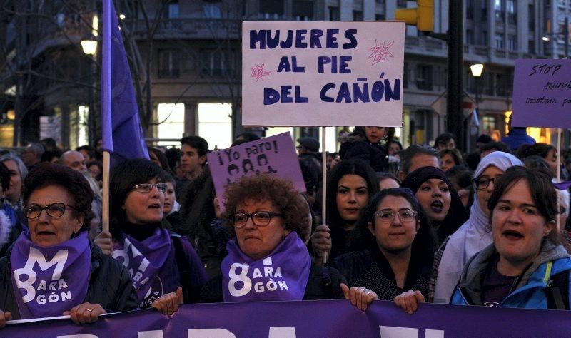 El Día Internacional de la Mujer en Zaragoza