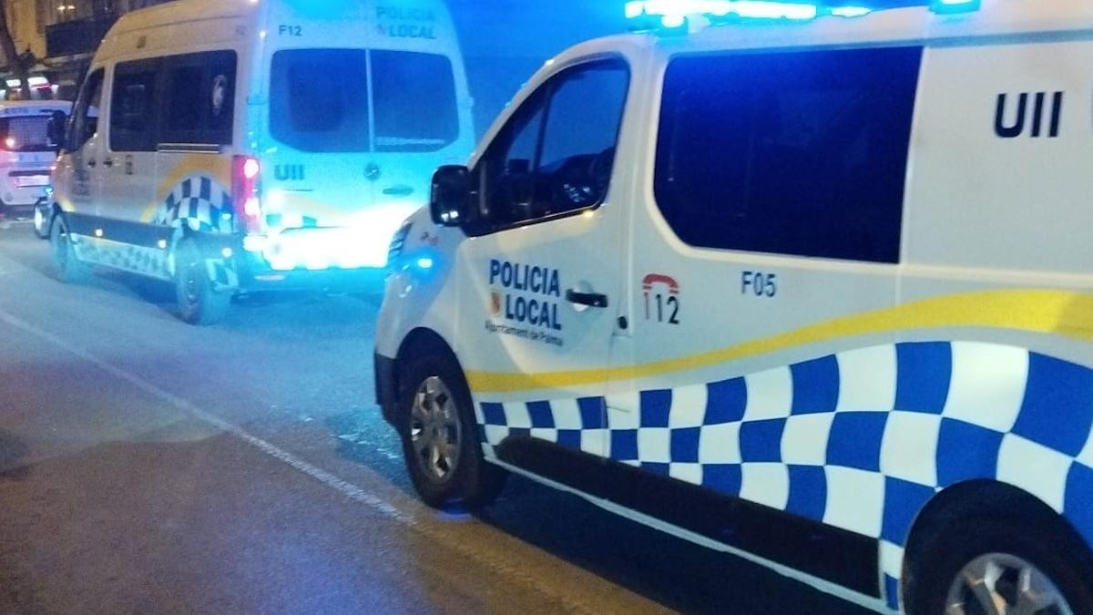 Agentes de la Unidad de Intervención inmediata (UII) de la Policía Local de Palma