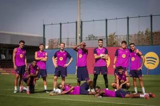 Un Gamper en familia y en paz