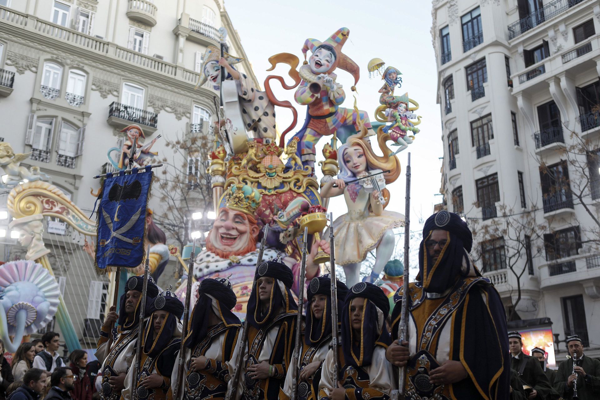 Parada Mora de Almirante en las Fallas de 2023