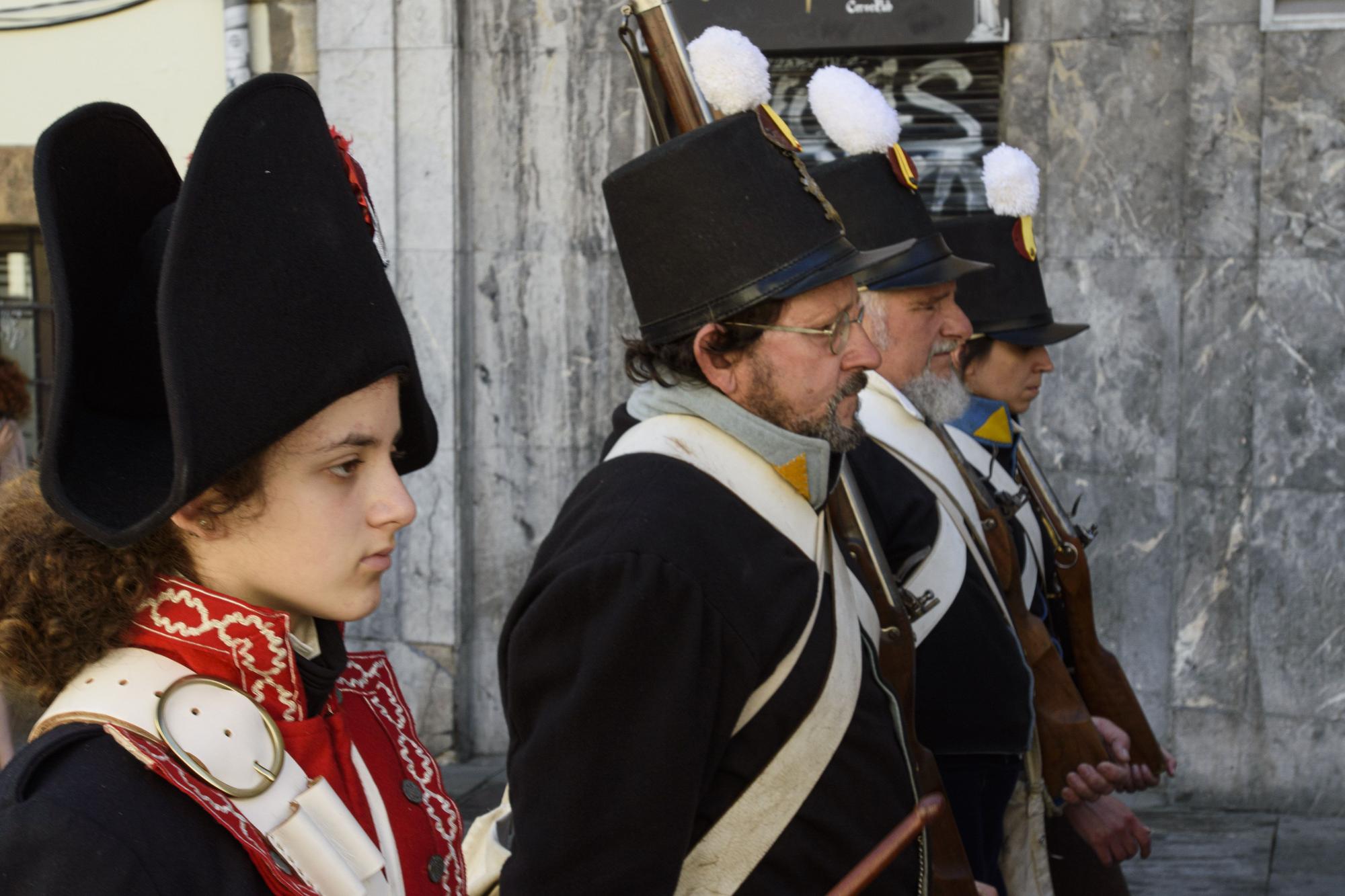 En imágenes: así fue la recreación en Oviedo de la revolución asturiana contra los franceses