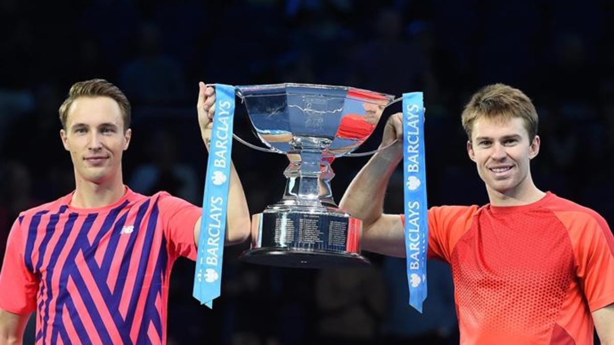 Henri Kontinen y John Peers, flamantes campeones del Masters de dobles