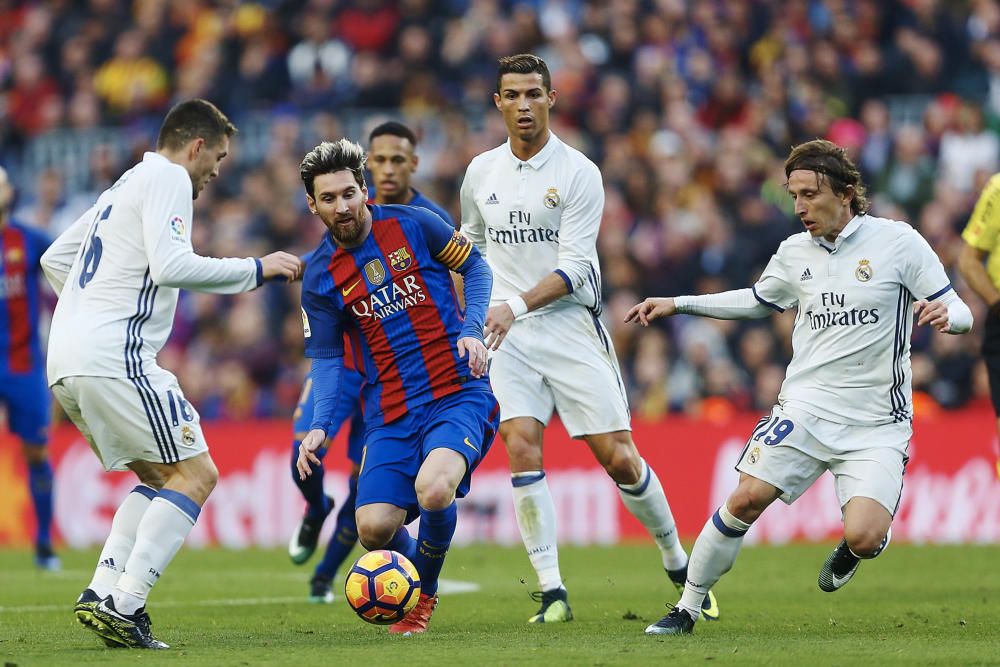 El Barcelona - Real Madrid, en imágenes