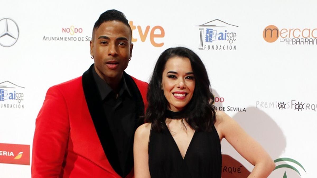 Beatriz Luengo y Yotuel Romero durante los Premios Forqué 2017