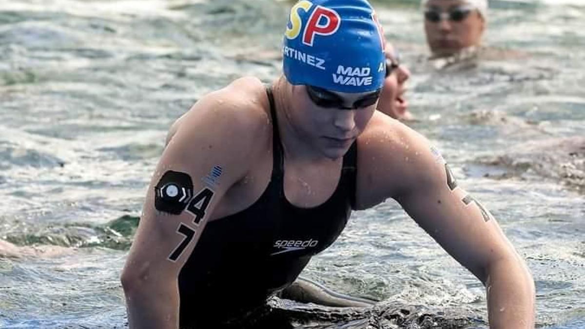 Ángela Martínez  alcanzó, el pasado mes de febrero, el billete más deseado en la prueba de los 10 km en aguas abiertas, con su 13ª plaza en el Mundial.