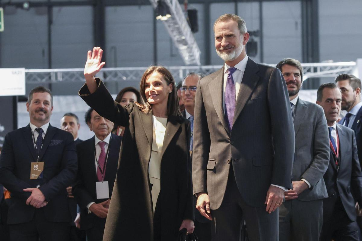 Los reyes Felipe y Letizia, en un reciente acto en Barcelona