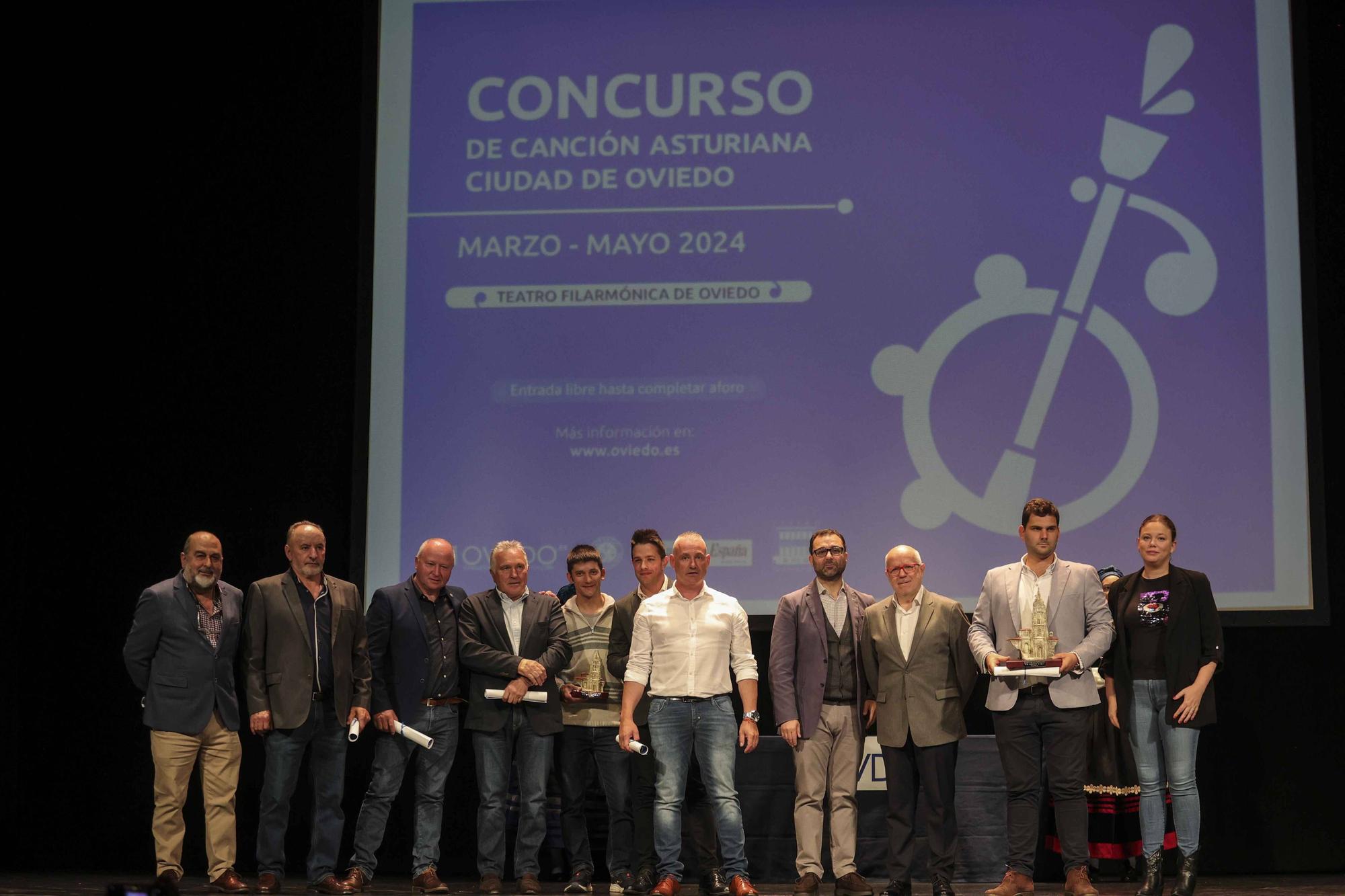 Así fue la final del concurso de canción asturiana "Ciudad de Oviedo"