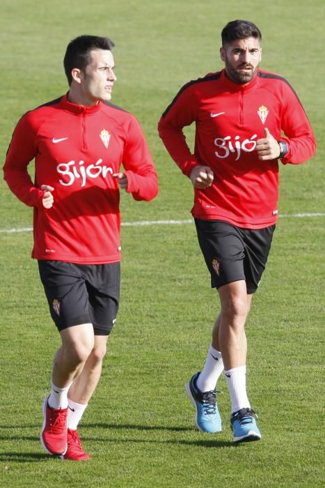 Entrenamiento del Sporting de Gijón