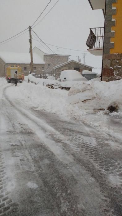 Viernes de nevadas en Asturias