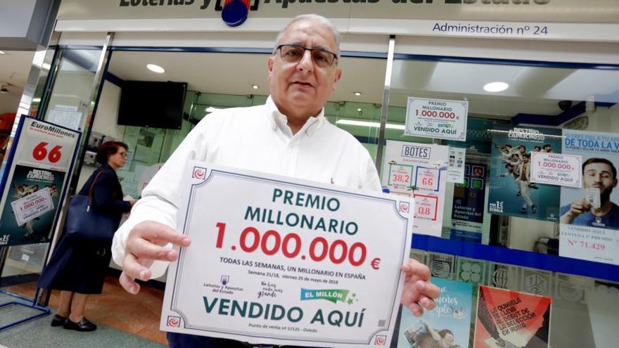 Un boleto sellado en Salesas se lleva El Millón del sorteo de los viernes