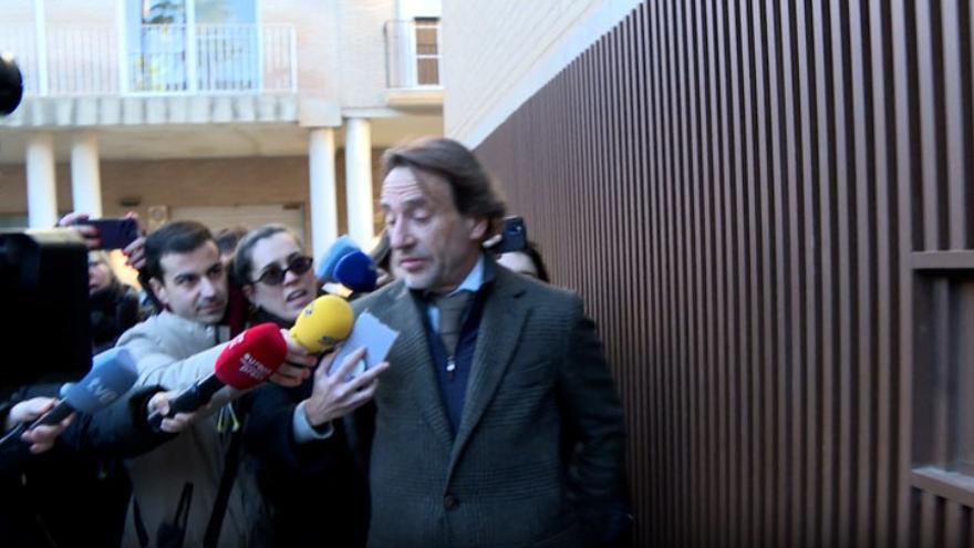 José Manuel Cuenca llega a los juzgados de Catarroja para declarar como testigo