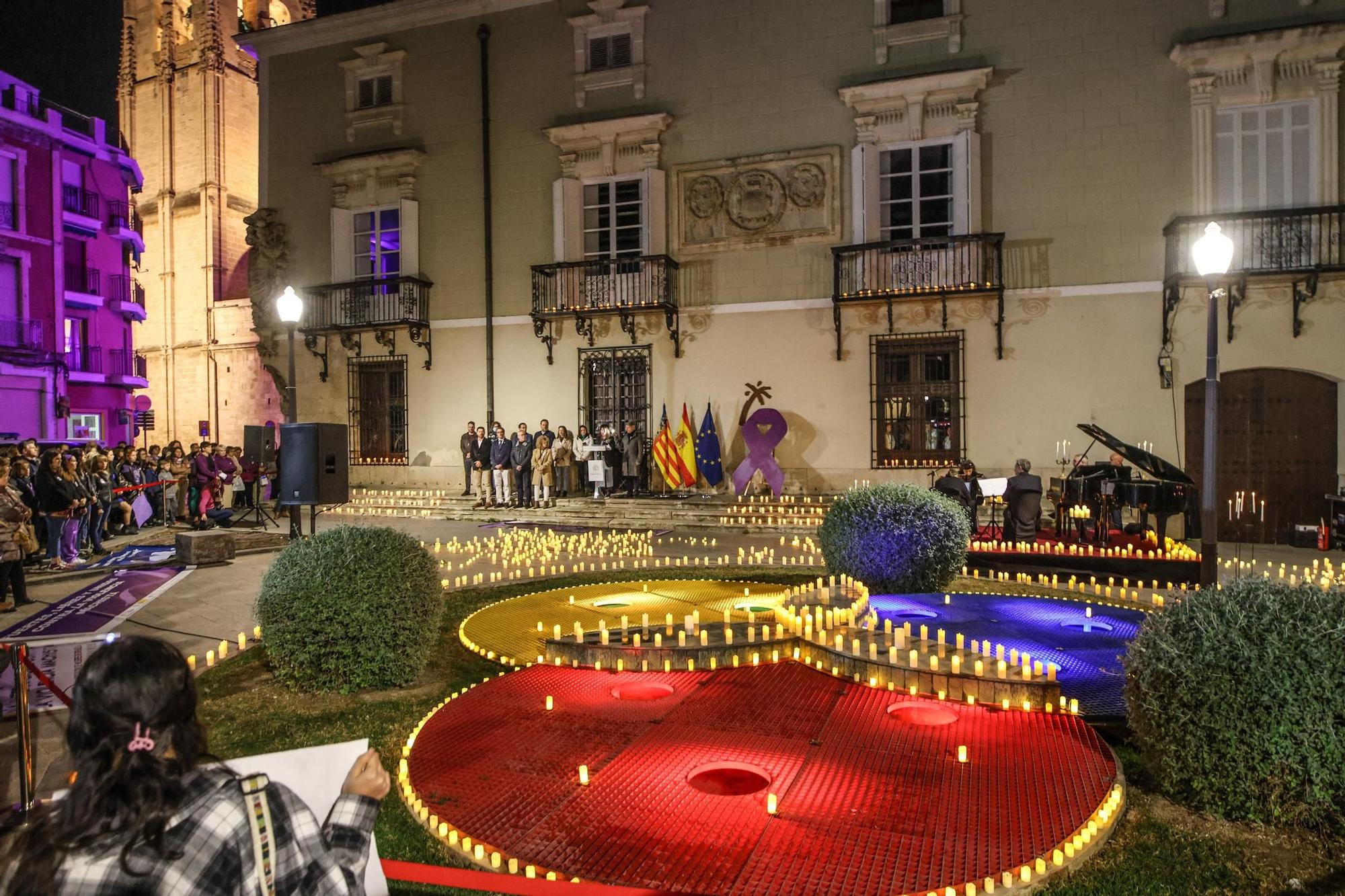 Marcha por la eliminación de la violencia contra las mujeres en Orihuela