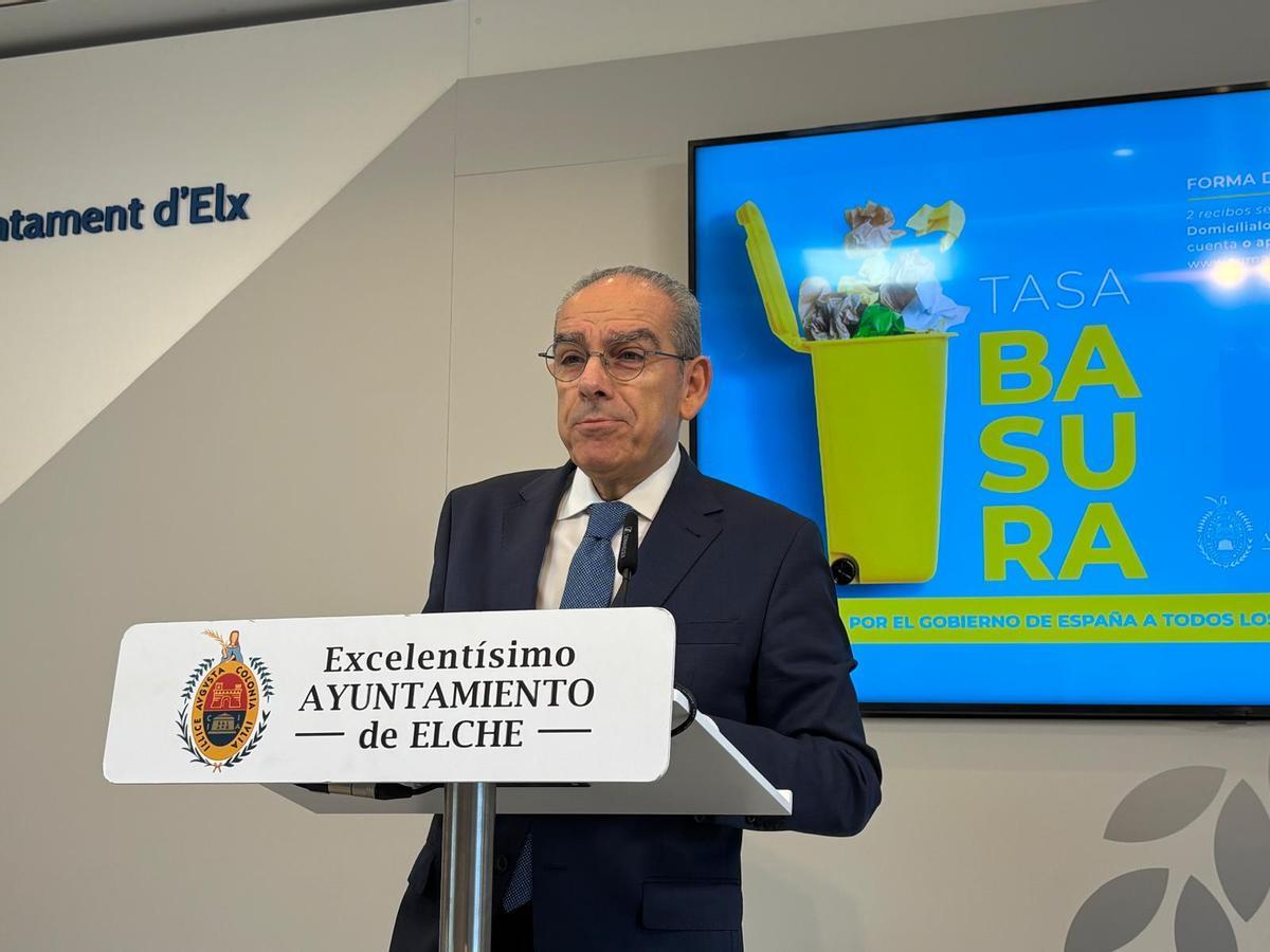 El concejal Francisco Soler exponía esta mañana los resultados de la recaudación de Suma para Elche