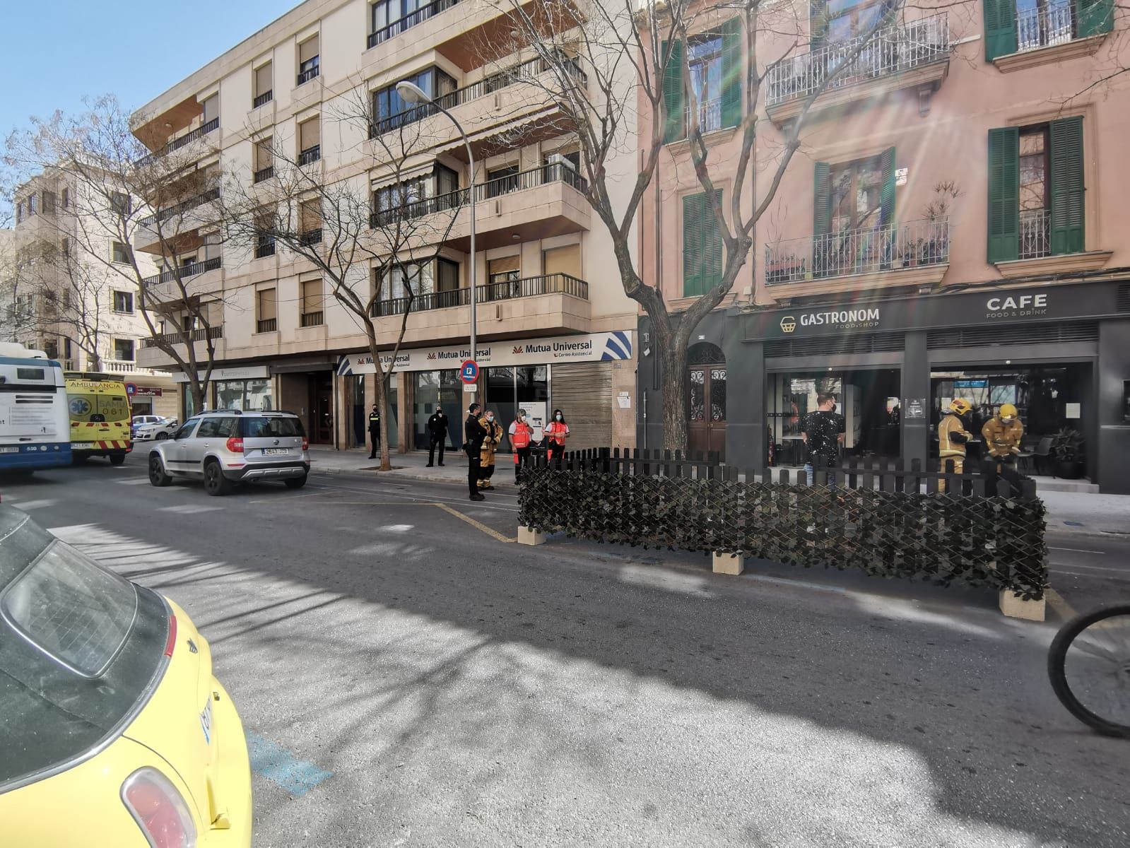 Incendio en una cafetería de la calle Arxiduc, en Palma