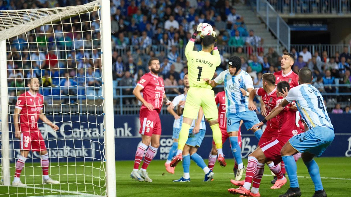 El Málaga CF venció por la mínima al Cartagena en La Rosaleda.