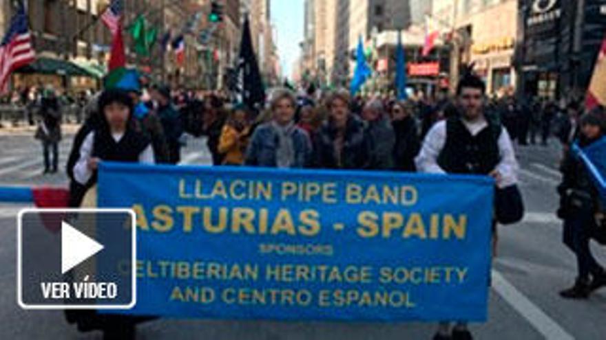 La Banda de Gaites &quot;Llacín&quot; causa sensación en Nueva York