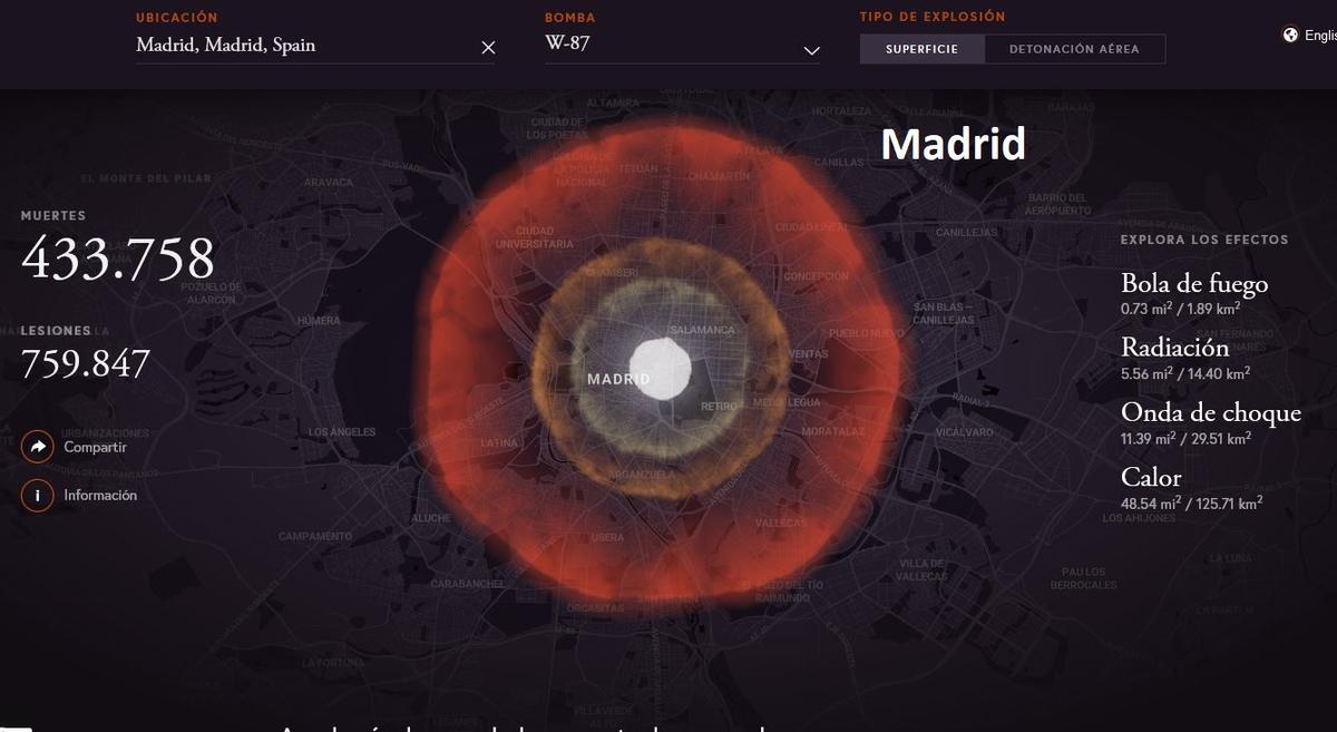 Explosión en Madrid