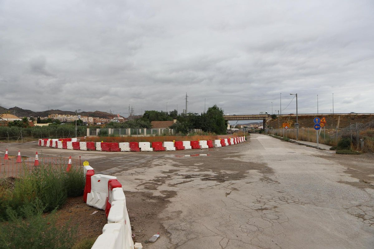 'Salida' del Soterramiento, donde arranca el problema de acumulación de agua.