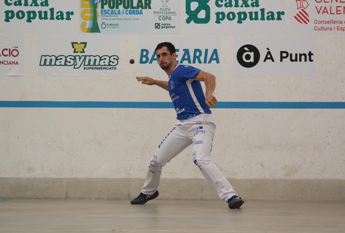 En la primera semifinal del Trofeu de Benissa del diumenge, Francés i Tomàs II jugaran contra Giner (foto) i Javi.