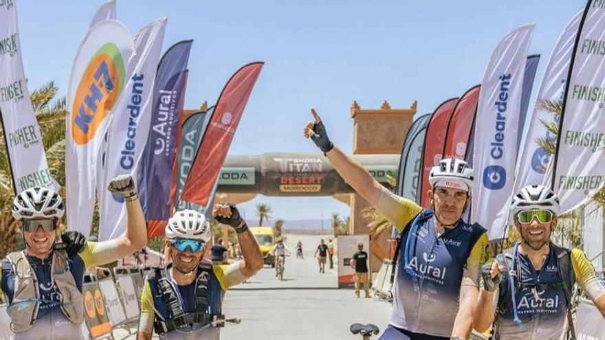 El ciclista cangués Luis Pasamontes vuelve a ser gregario por una buena causa: su singular aventura en Marruecos