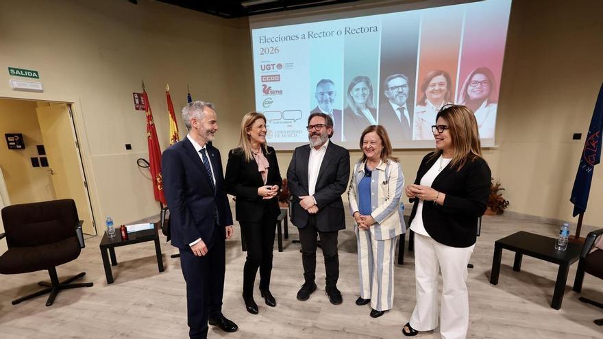 En directo | Segundo debate de los candidatos a rector de la UMU