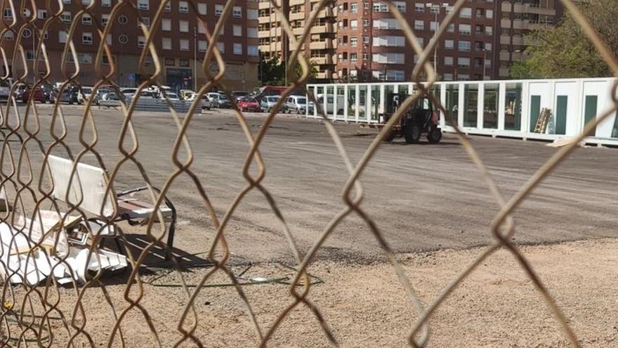 Así avanza la construcción del &#039;provisional&#039; colegio Herrero de Castelló