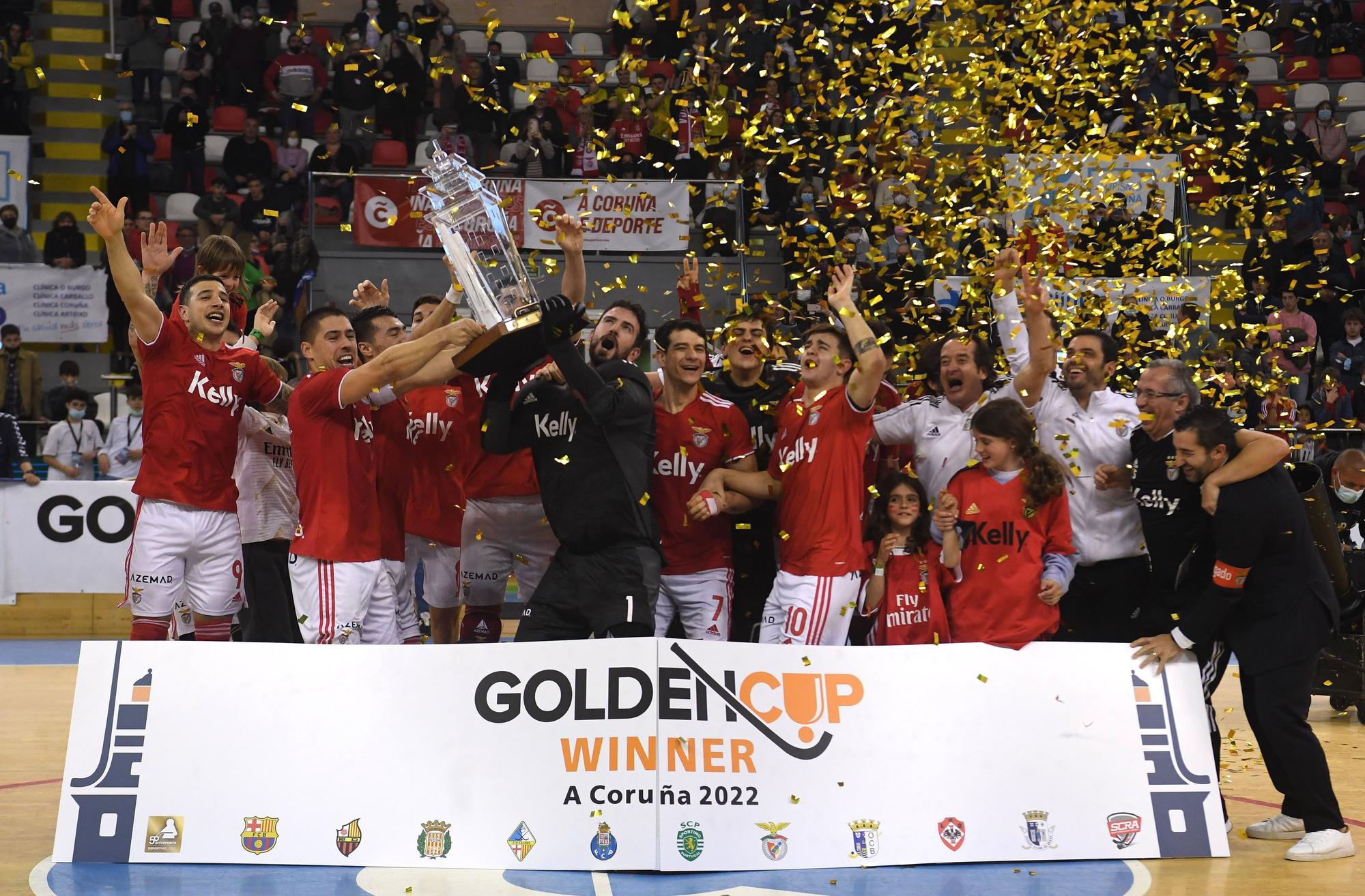 El Benfica se lleva el título de la Golden Cup 2022 en A Coruña