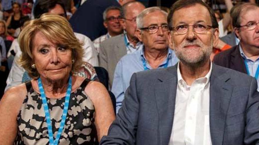 Aguirre y Rajoy, el pasado mes de julio.