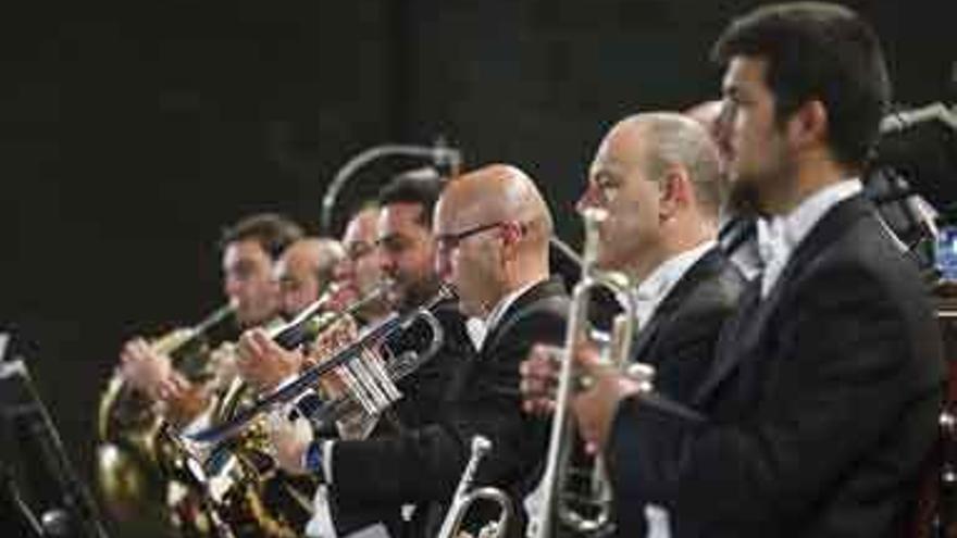Músicos de la Orquesta de Castilla y León.